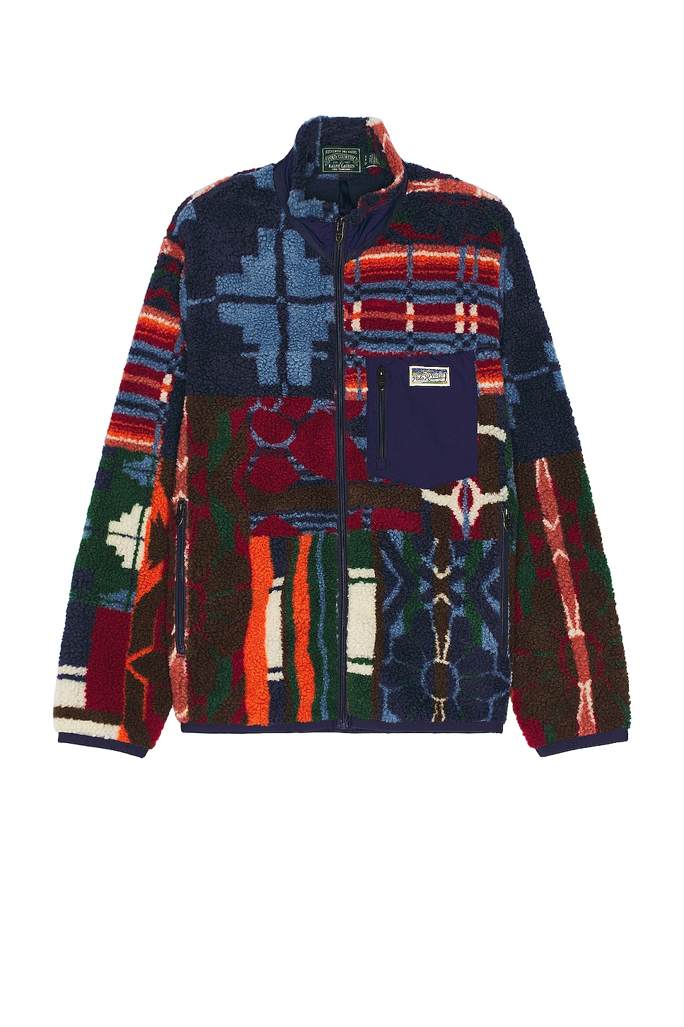 Image 1 of Polo Ralph Lauren Jacquard Sweater in Pinelodge Patchwork