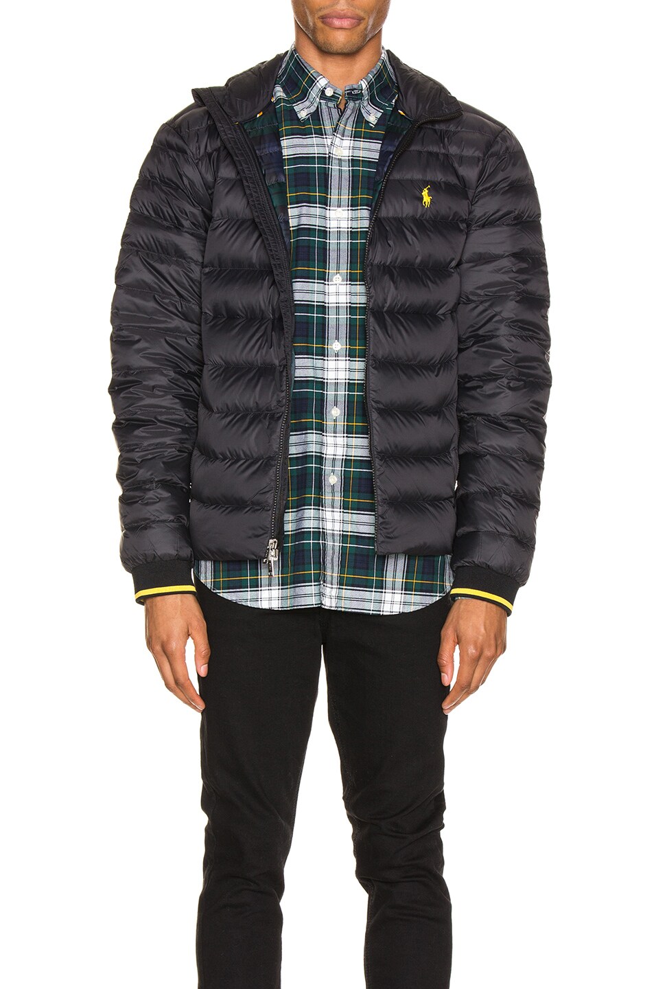 Image 1 of Polo Ralph Lauren Lightweight Packable Down Jacket in Polo Black