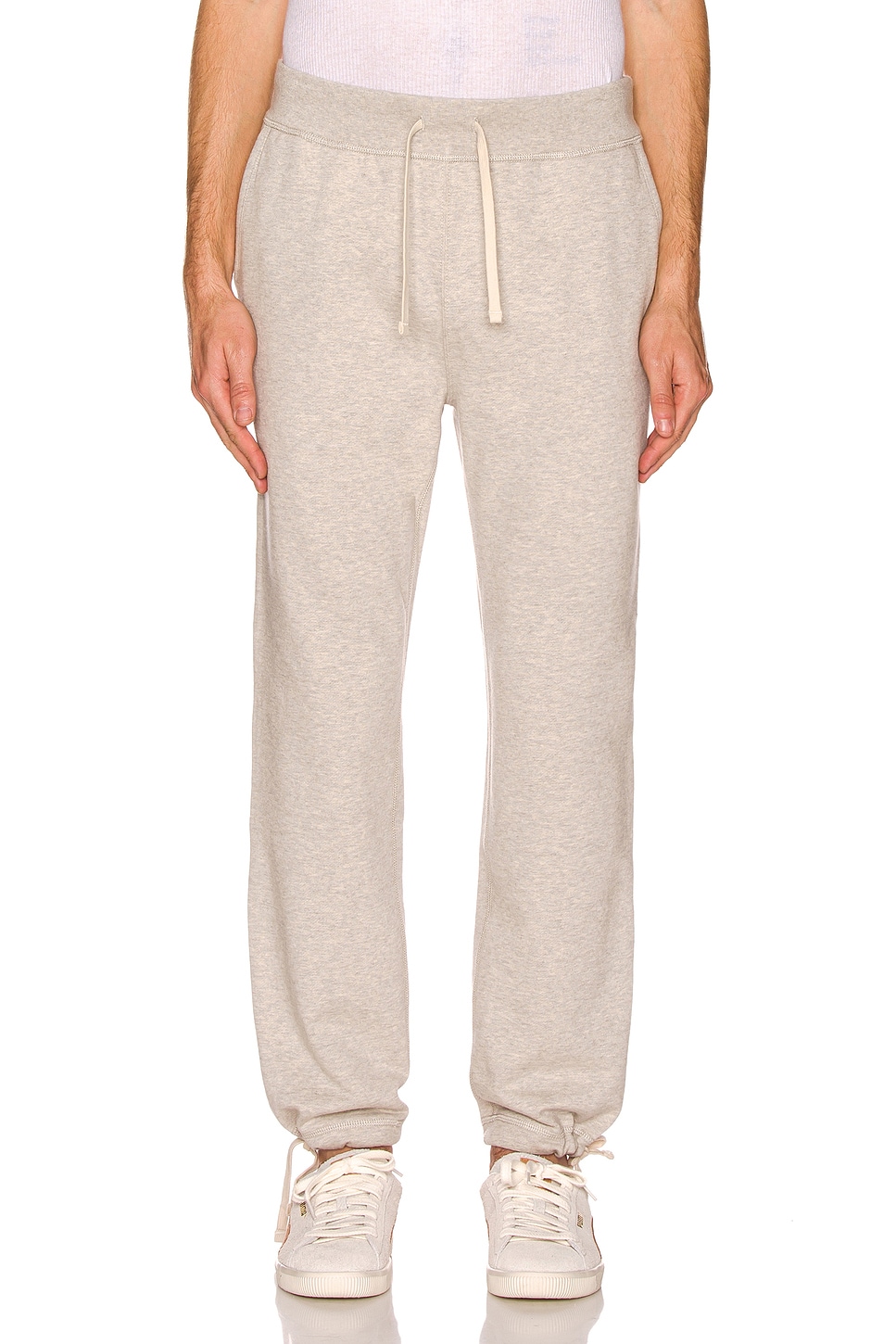 Image 1 of Polo Ralph Lauren Athletic Fleece Pant Straight Leg in Heather