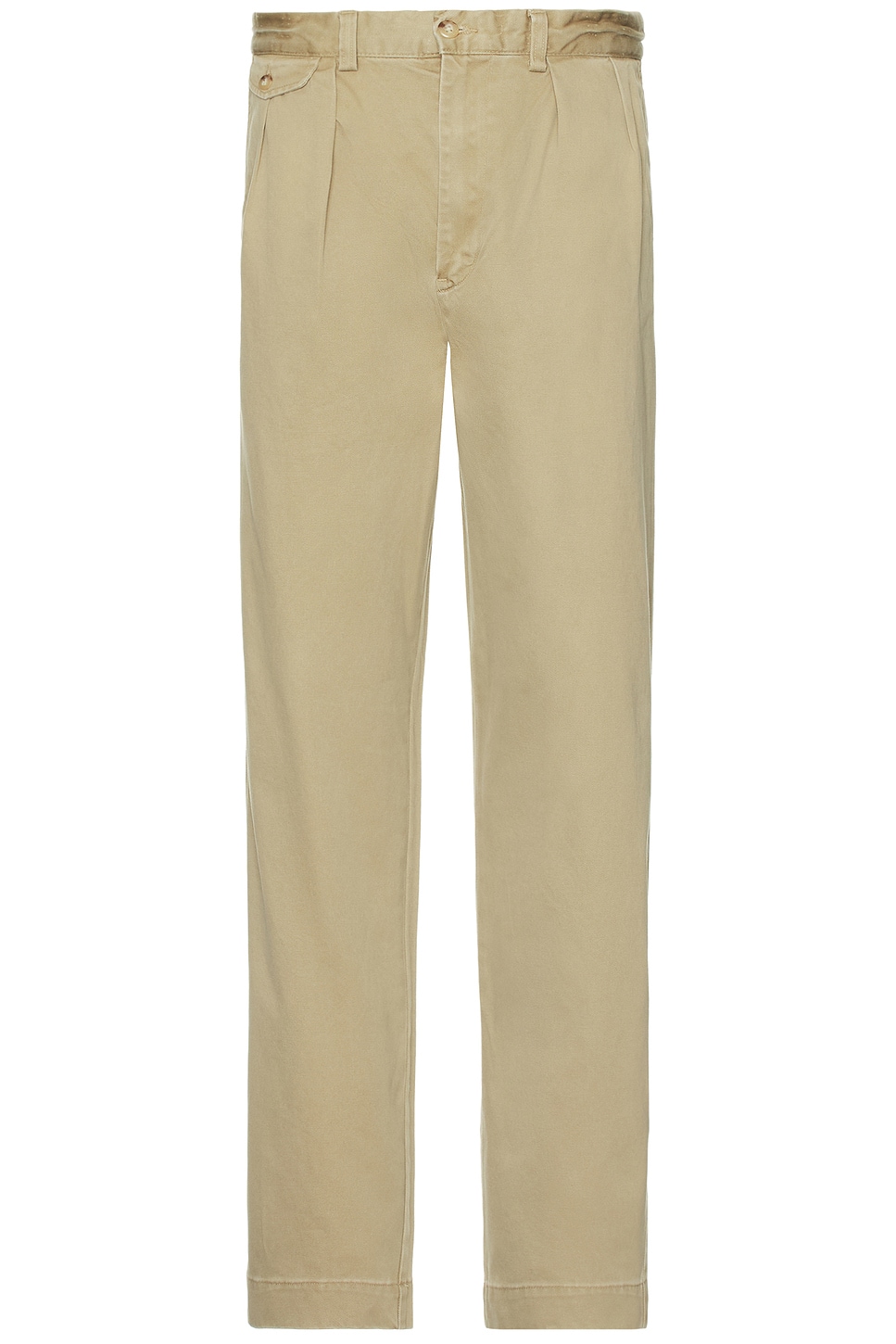 Image 1 of Polo Ralph Lauren Heritage Chino Pleated Pant in Rl Khaki