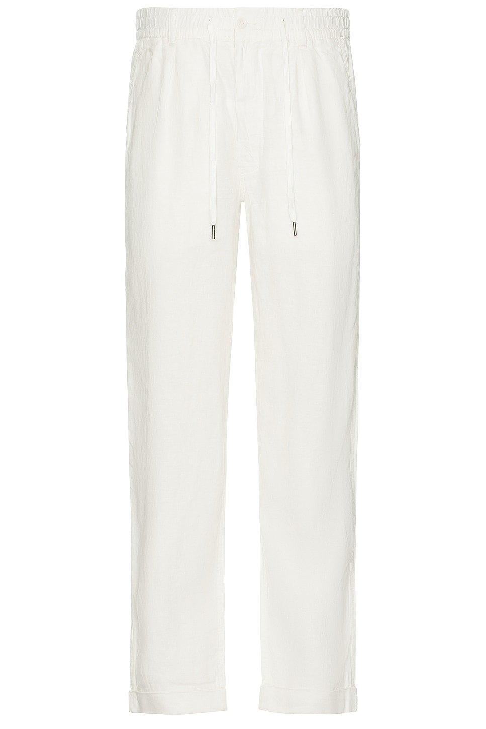 Image 1 of Polo Ralph Lauren Prepster Linen Garment Dyed Pant in Deckwash White