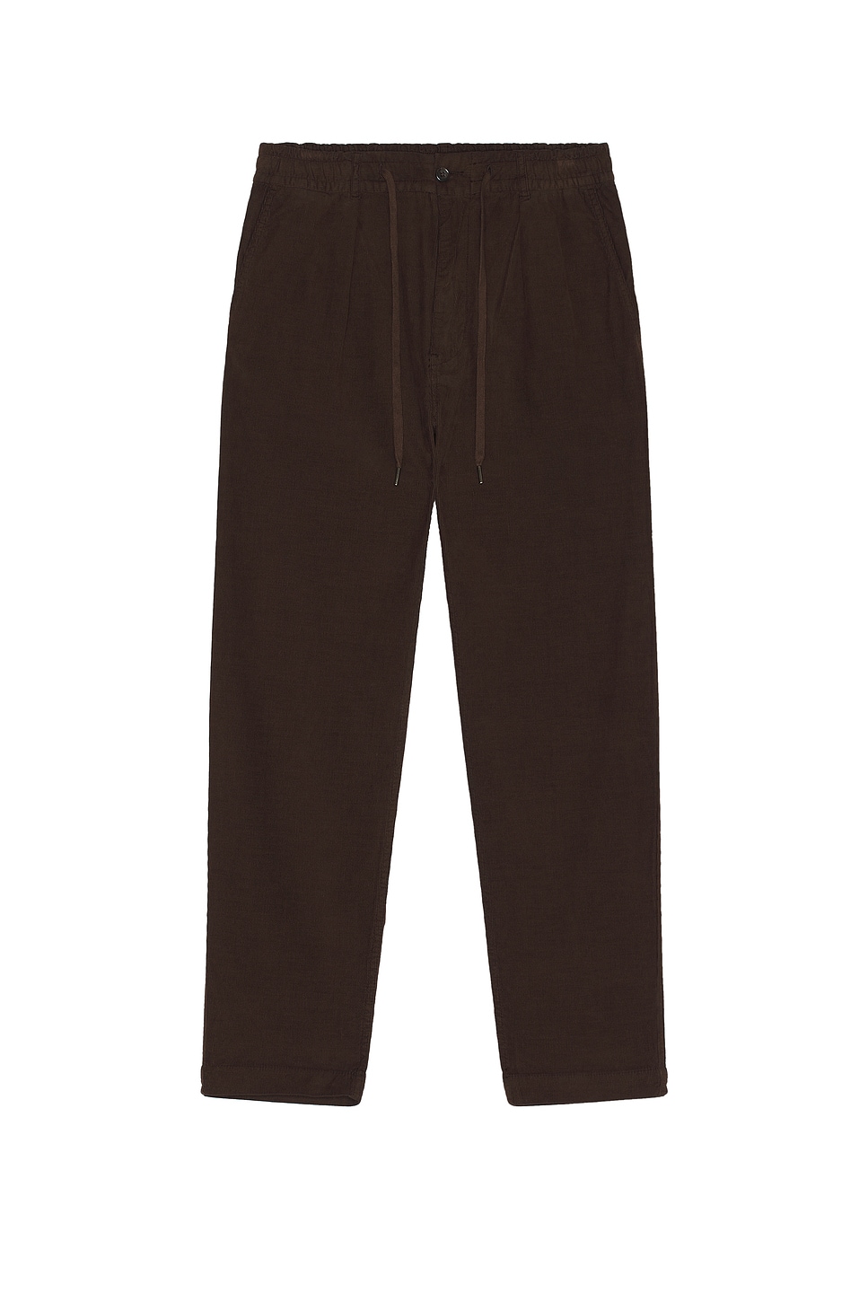Image 1 of Polo Ralph Lauren Garment Dyed Corduroy Prepster Pleated Pant in Dark Brown