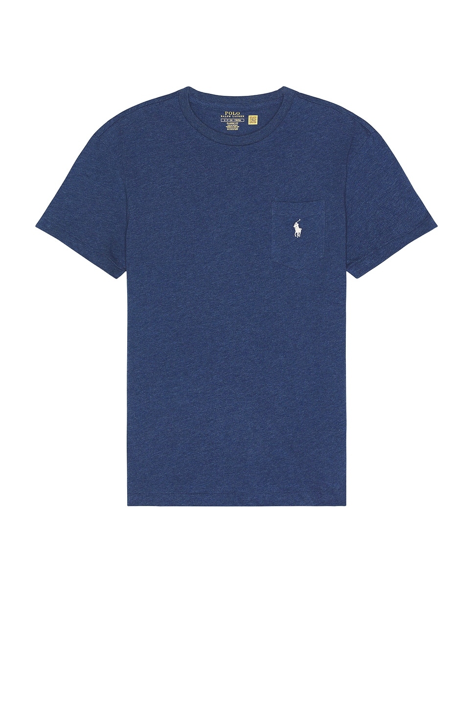 Image 1 of Polo Ralph Lauren Crewneck Pocket T-shirt in Derby Blue Heather