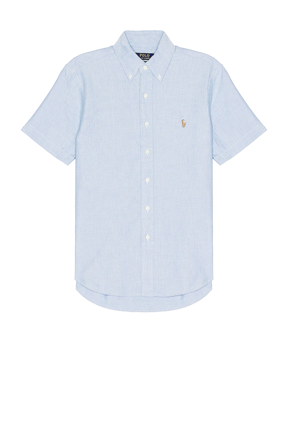 Image 1 of Polo Ralph Lauren Oxford Short Sleeve Shirt in Blue