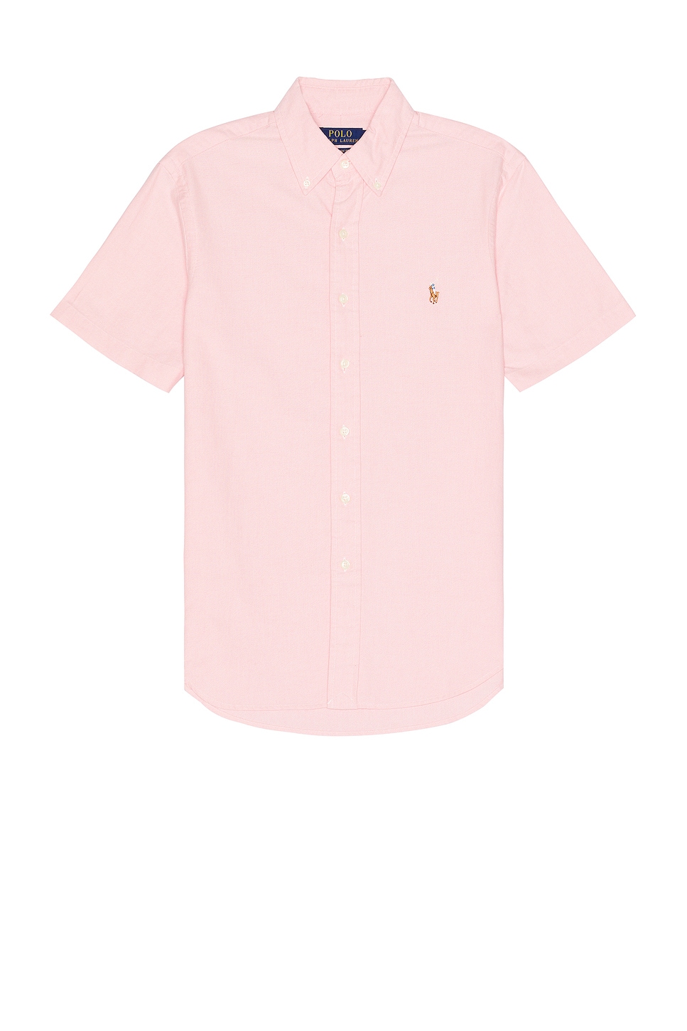 Image 1 of Polo Ralph Lauren Oxford Short Sleeve Shirt in Pink
