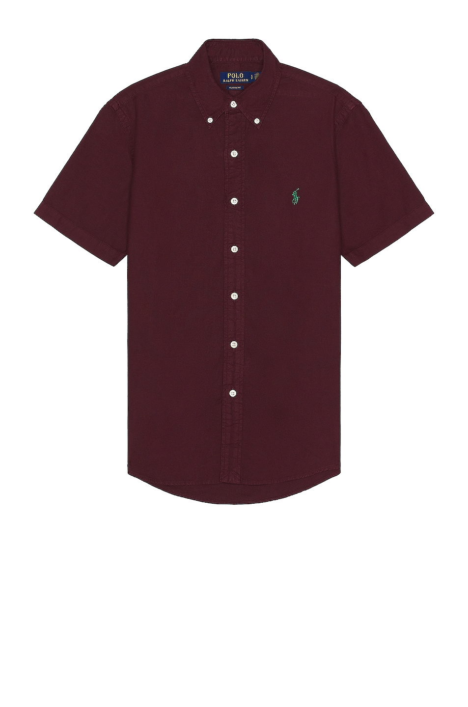 Image 1 of Polo Ralph Lauren Short Sleeve Shirt in Harvard Wine