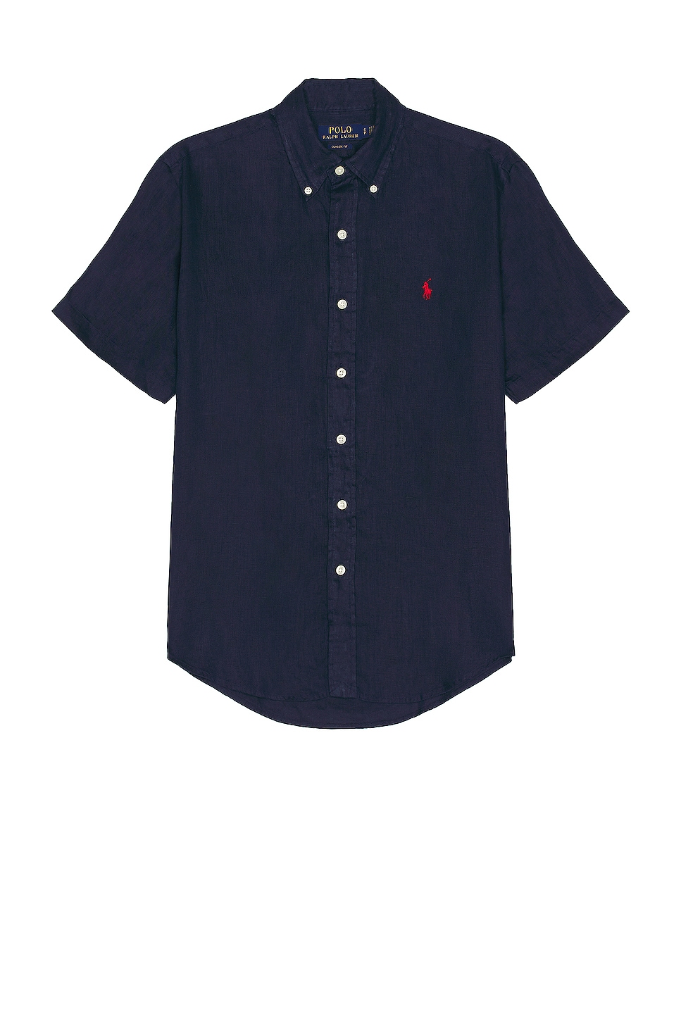 Image 1 of Polo Ralph Lauren Piece Dye Sport Shirt in Newport Navy