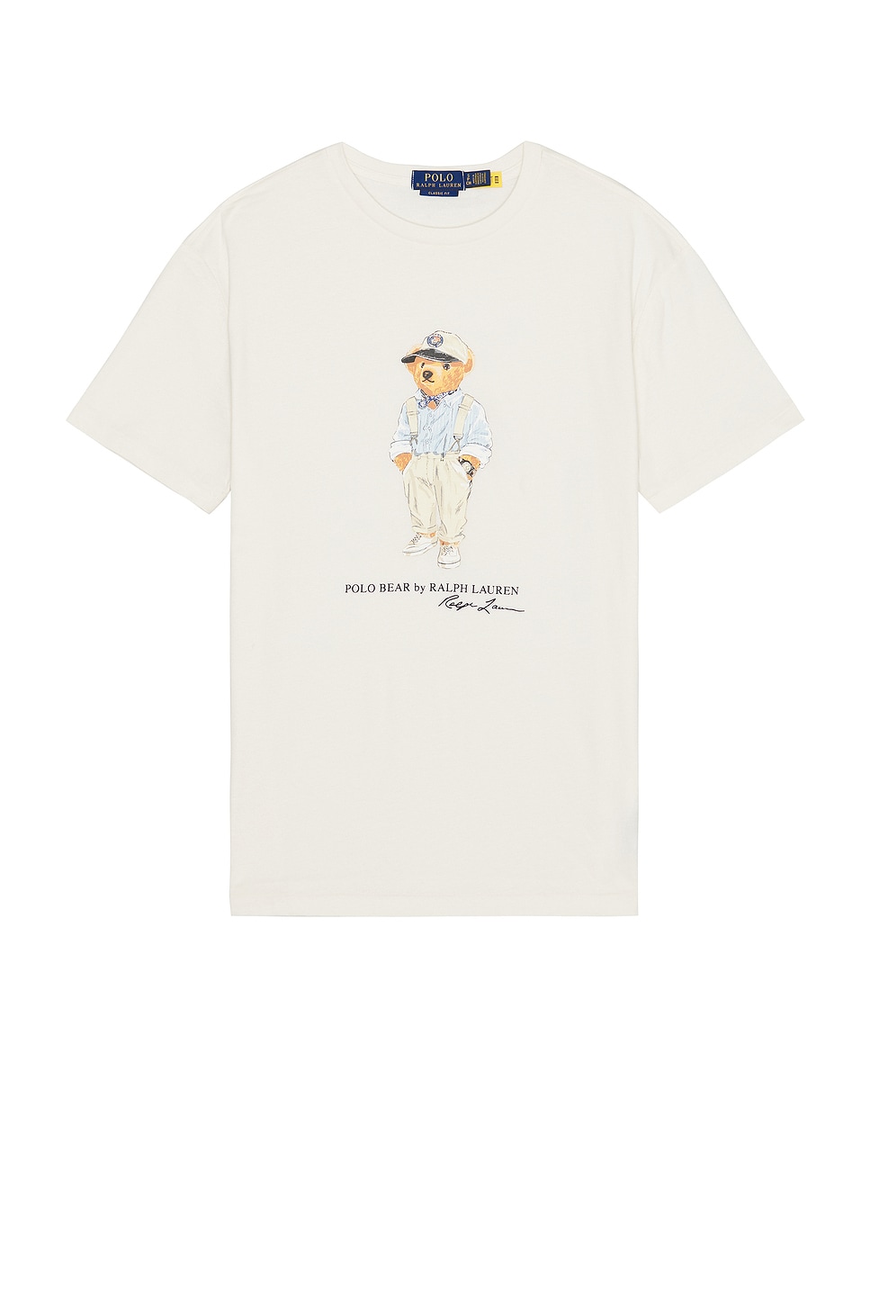 Image 1 of Polo Ralph Lauren Bear Tee in Deckwash White