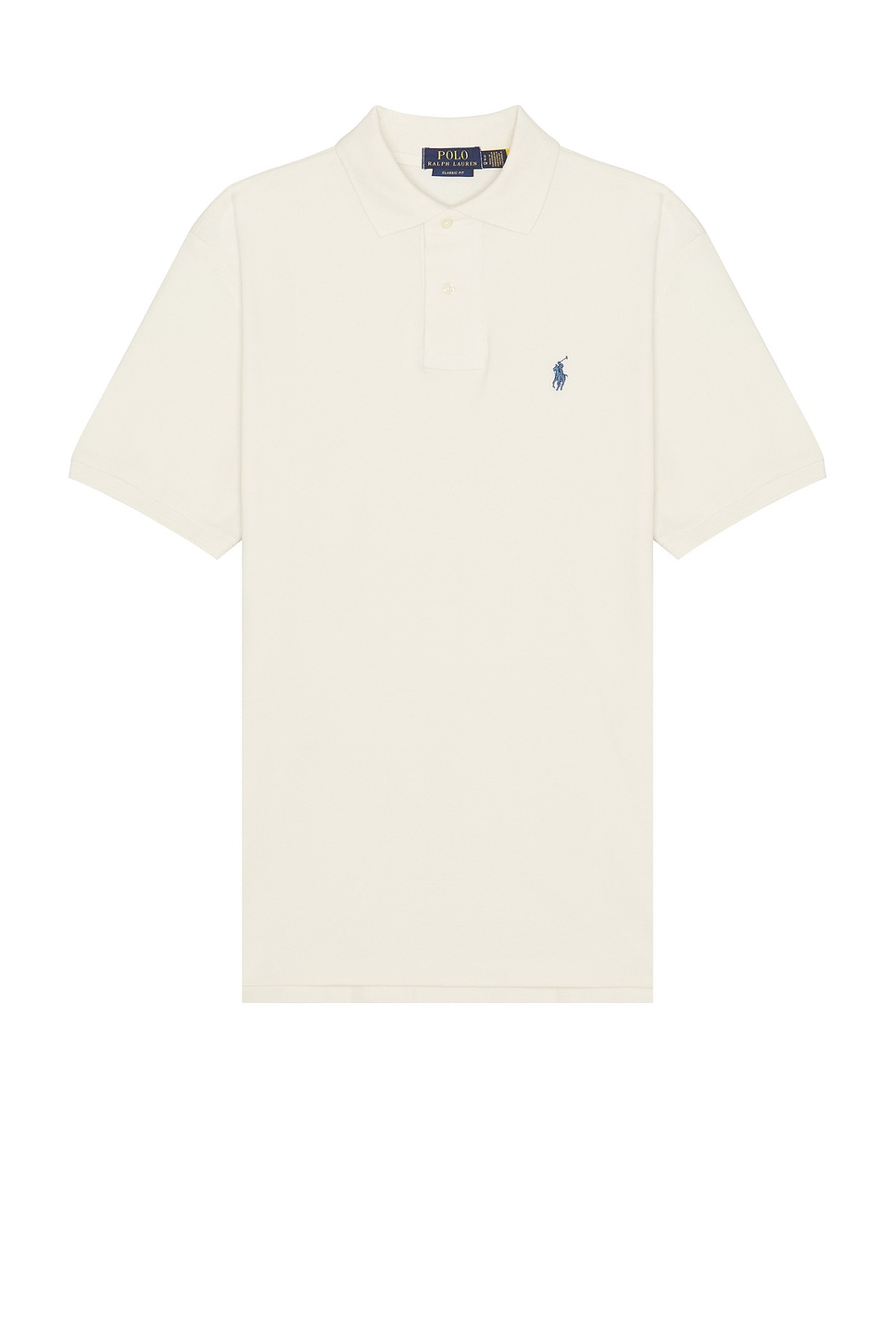 Shop Polo Ralph Lauren Solid Mesh Polo In Herbal Milk