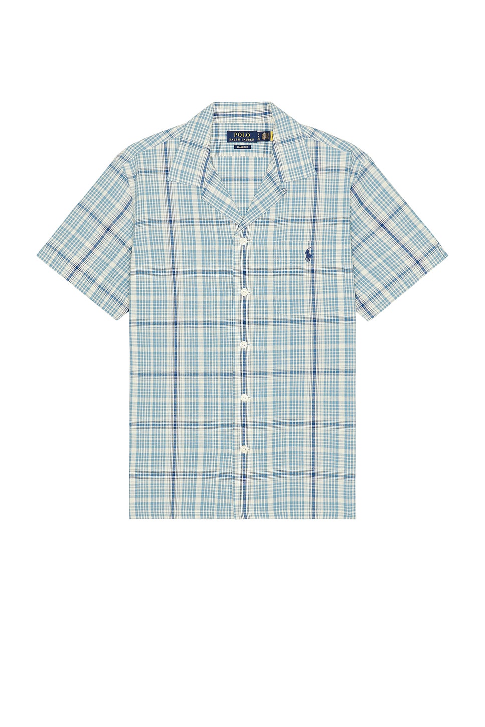Image 1 of Polo Ralph Lauren Plain Weave Shirt in Indigo Multi