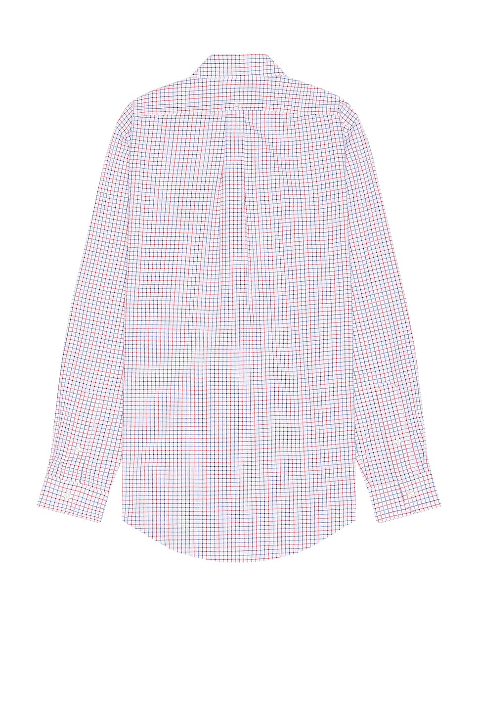 Shop Polo Ralph Lauren Poplin Shirt In Blue & Red Multi