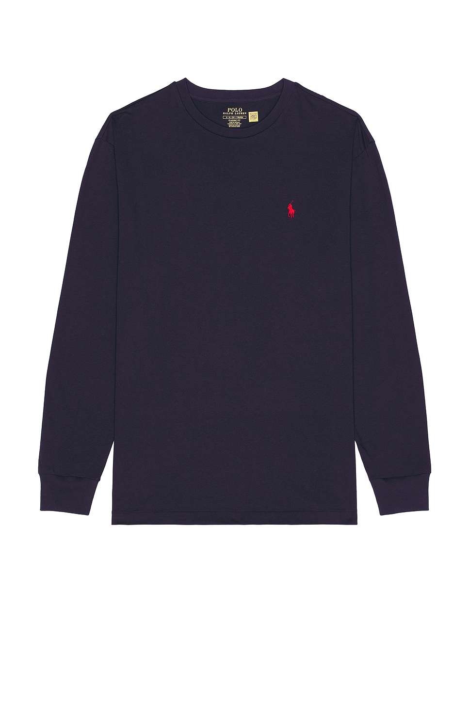 Classic Long Sleeve Tee in Navy