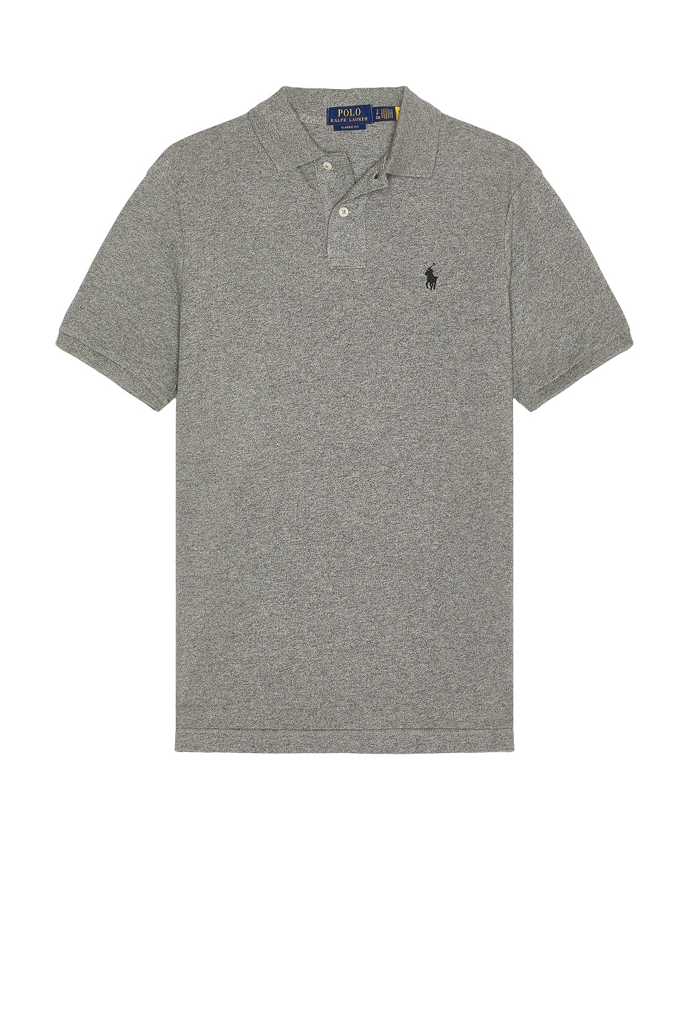 Image 1 of Polo Ralph Lauren Short Sleeve Mesh Polo in Canterbury Heather