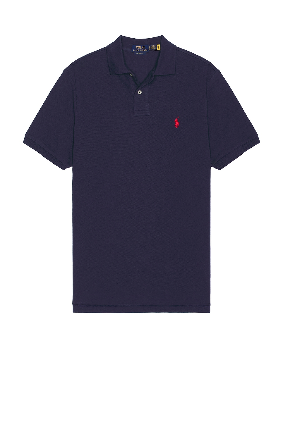 Image 1 of Polo Ralph Lauren Short Sleeve Mesh Polo in Newport Navy
