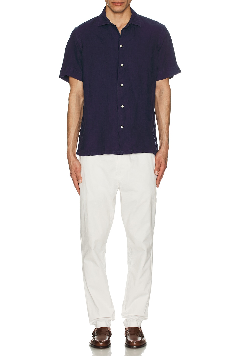 Image 1 of Polo Ralph Lauren Andy Camp Shirt in Newport Navy