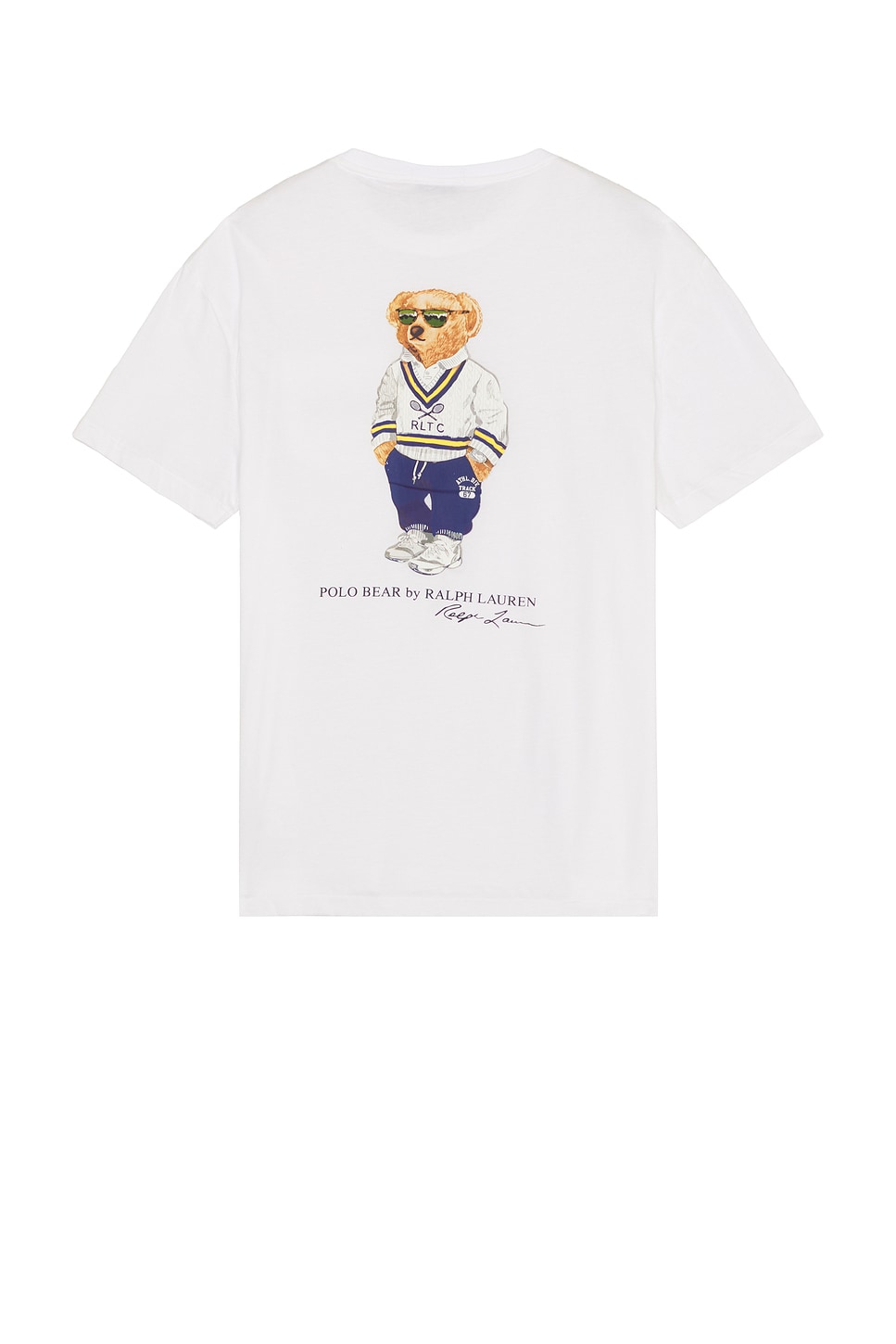 Image 1 of Polo Ralph Lauren Short Sleeve Heritage Icon T-Shirt in White