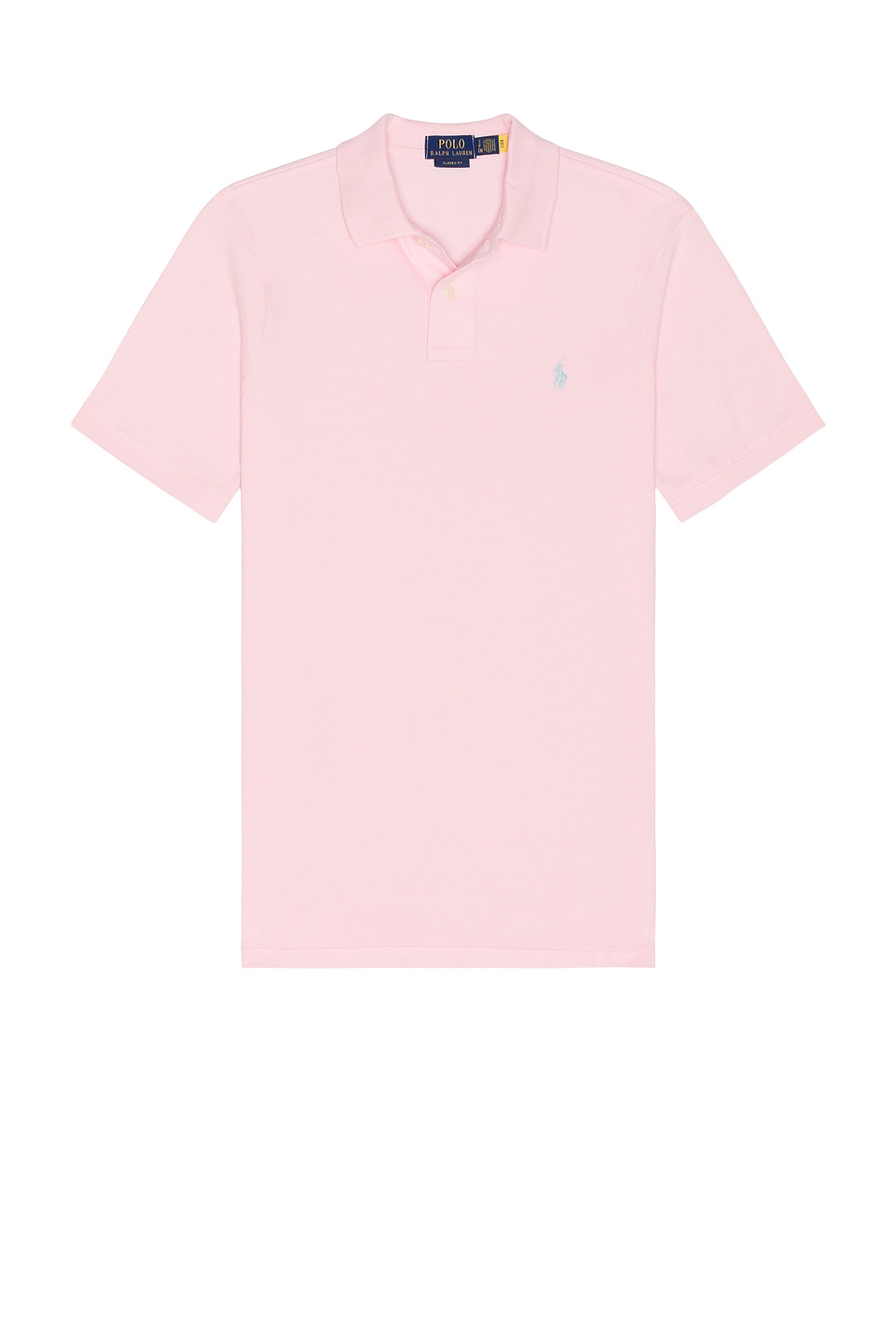 Image 1 of Polo Ralph Lauren Short Sleeve Mesh Polo in Bath Pink