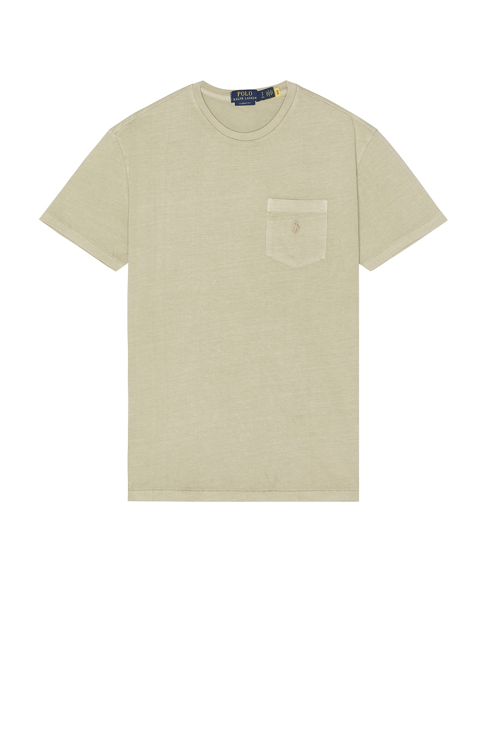 Image 1 of Polo Ralph Lauren Mineral Dyed T-Shirt in Olive