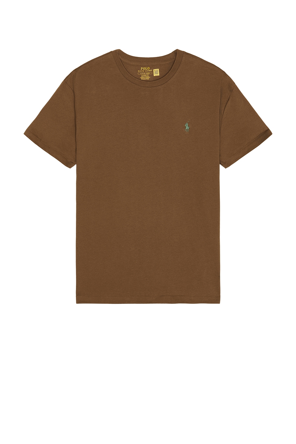 Image 1 of Polo Ralph Lauren Crewneck T-Shirt in Nature Brown