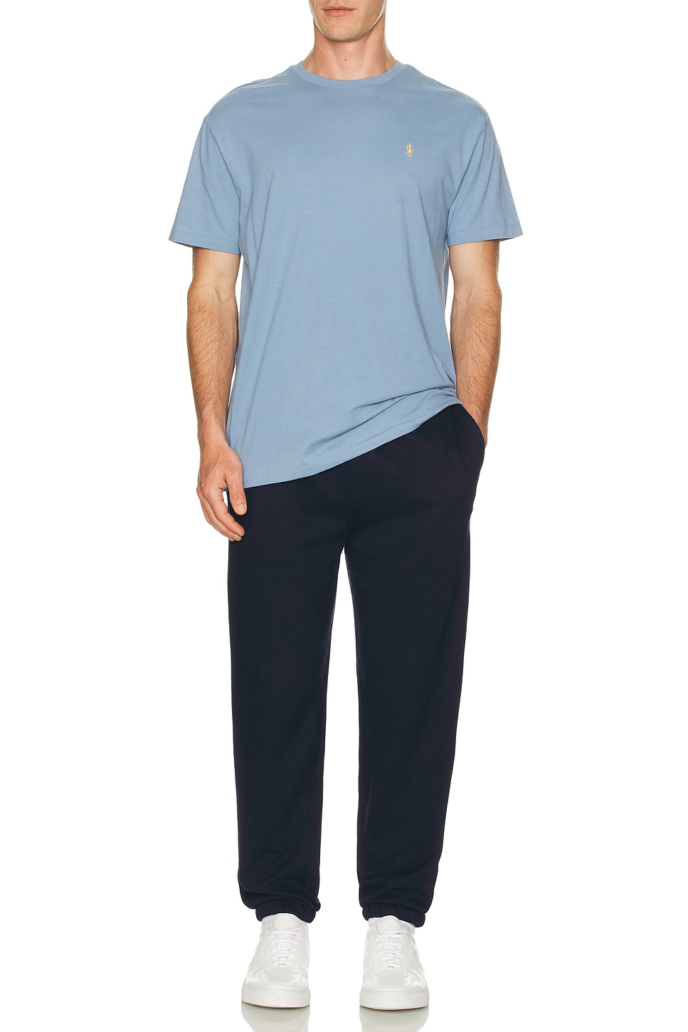 Image 1 of Polo Ralph Lauren Crewneck T-Shirt in Channel Blue