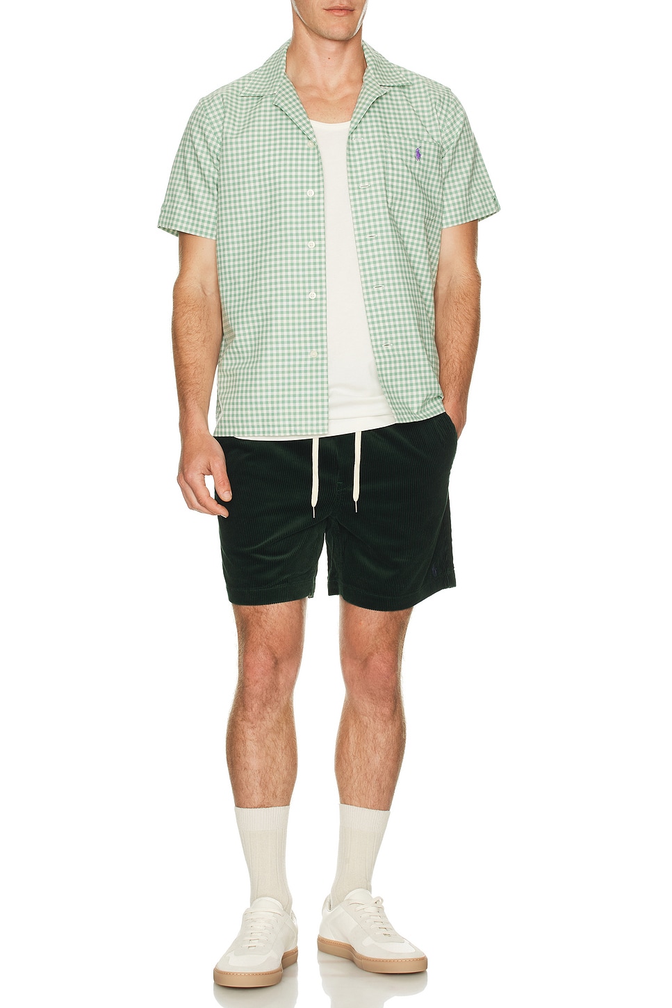 Image 1 of Polo Ralph Lauren Classic Oxford Andy Camp Sport Shirt in Lovat Nevis