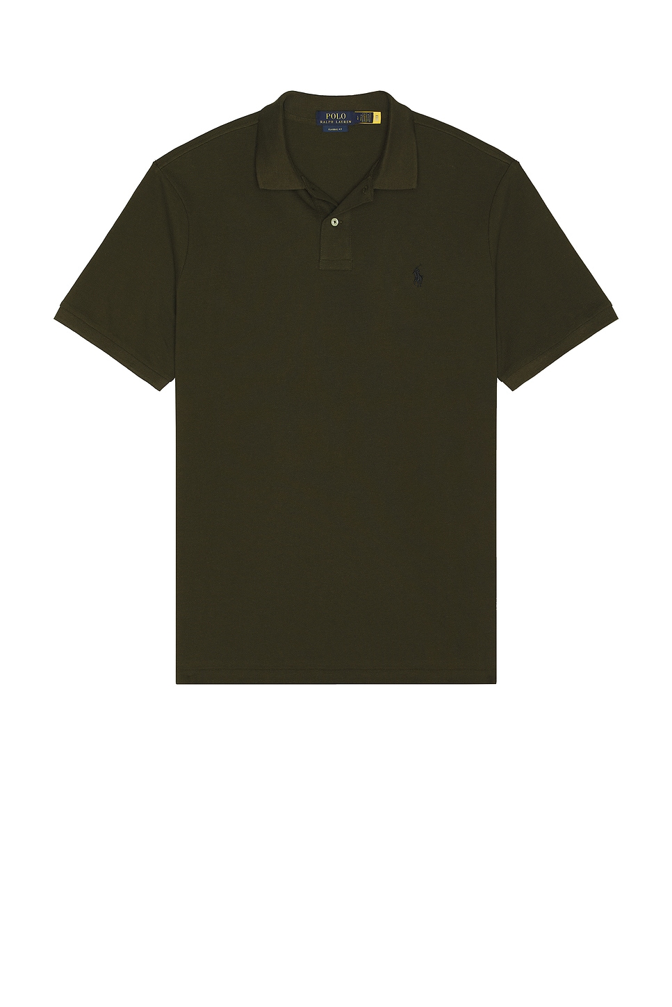 Image 1 of Polo Ralph Lauren Short Sleeve Mesh Polo in Company Olive