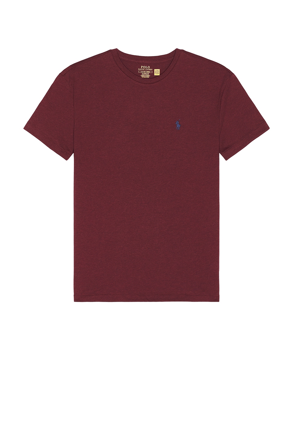 Image 1 of Polo Ralph Lauren Short Sleeve Crewneck T-Shirt in Wine Heather