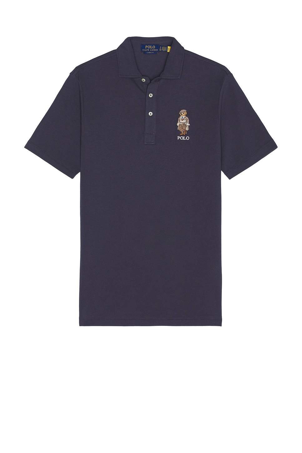 Image 1 of Polo Ralph Lauren Short Sleeve Novelty Bear Polo in Faded Blue