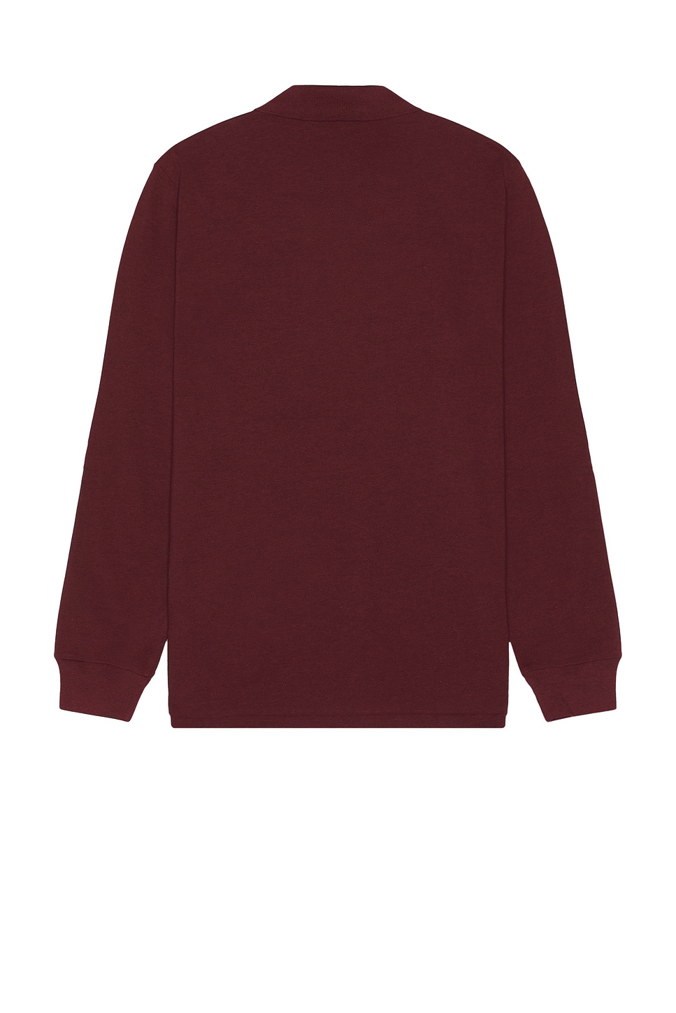 Polo Ralph Lauren Long Sleeve Mesh Polo In Red