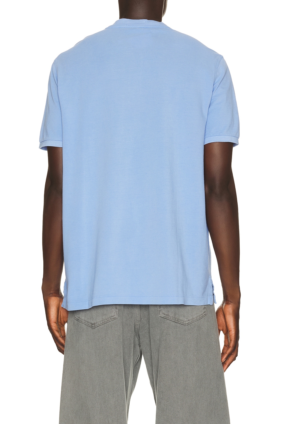 Polo Ralph Lauren Short Sleeve Garment Dyed Featherweight Mesh Henley T-Shirt | Thumbnail 2 Polo Ralph Lauren Short Sleeve Garment Dyed Featherweight Mesh Henley T-Shirt | Thumbnail 2
