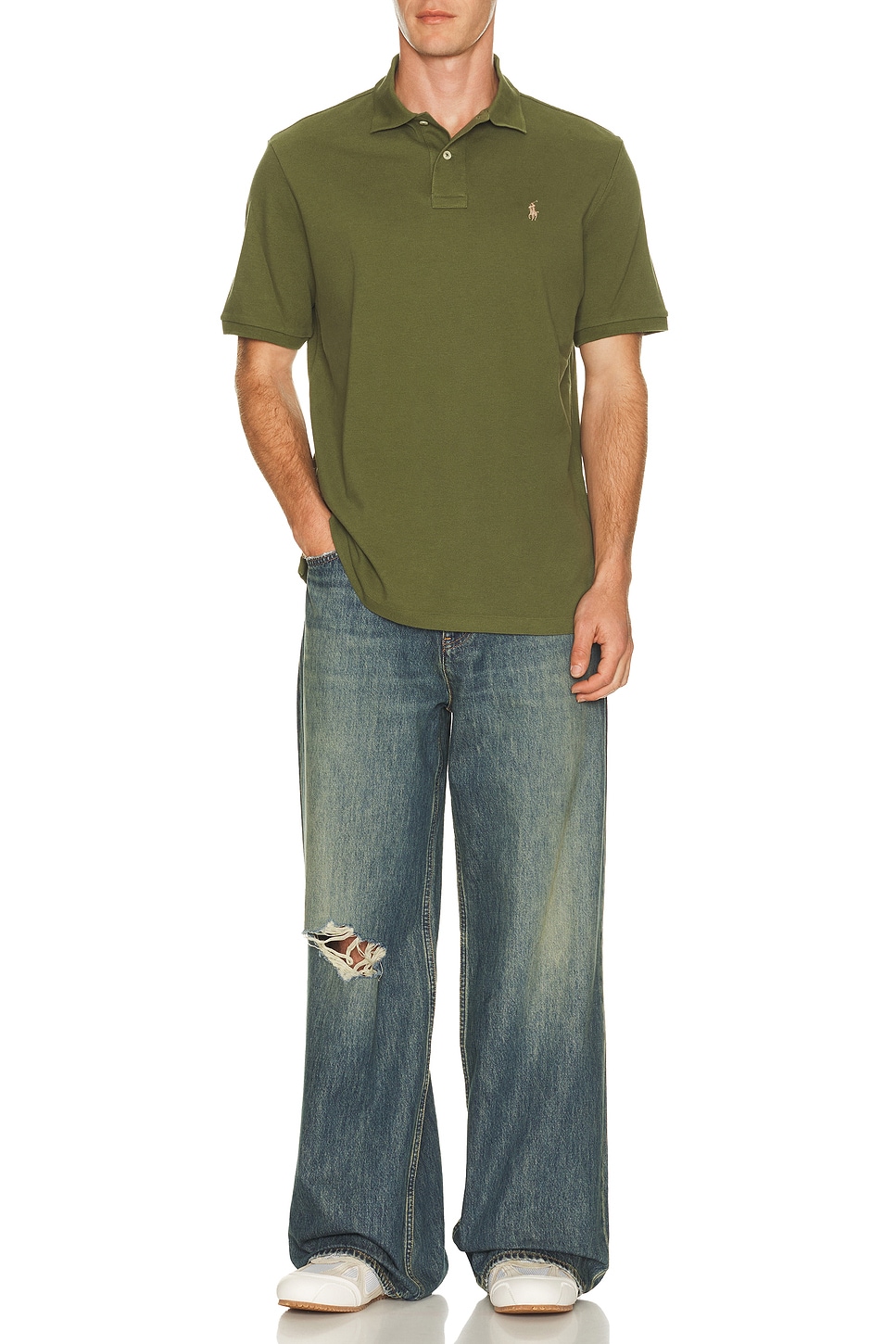 Polo Ralph Lauren Short Sleeve Mesh Polo | Thumbnail 3 Polo Ralph Lauren Short Sleeve Mesh Polo | Thumbnail 3