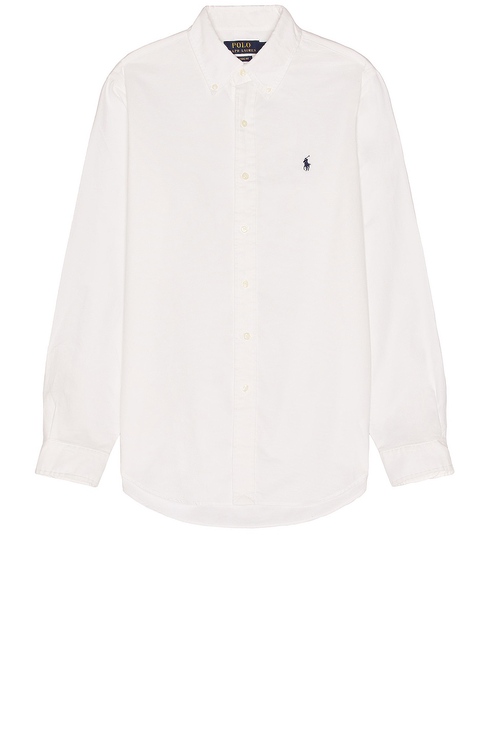 Image 1 of Polo Ralph Lauren Garment Dyed Oxford Shirt in White