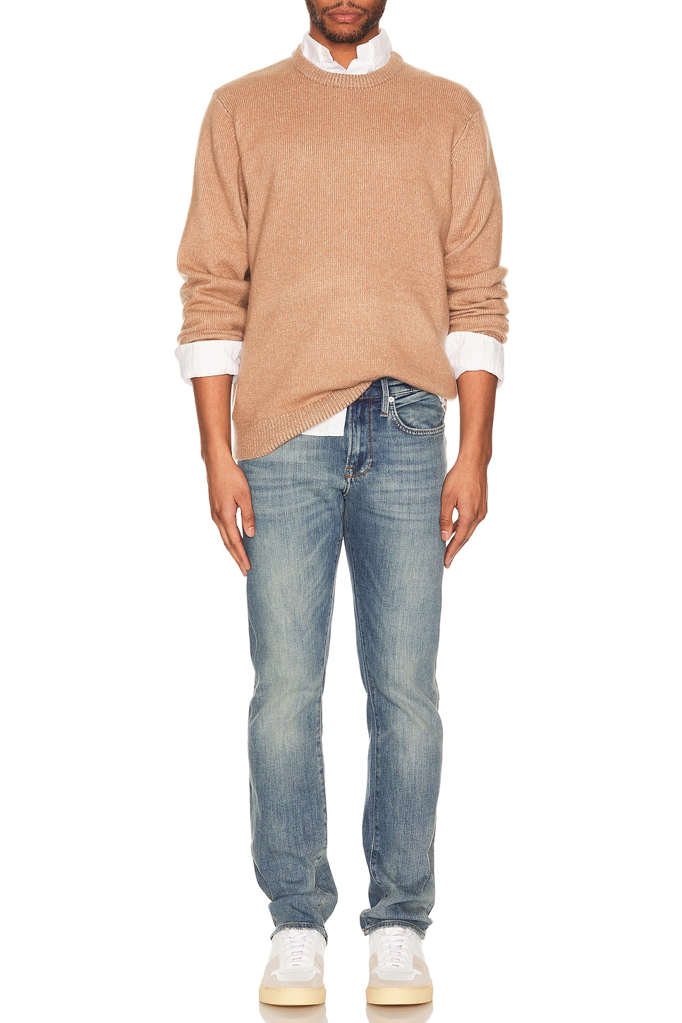 Image 1 of Polo Ralph Lauren Garment Dyed Oxford Shirt in White