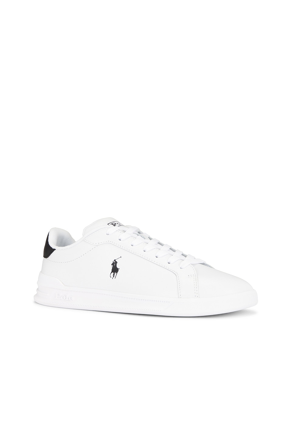 Polo Ralph Lauren Logo-detail Lace-up Sneakers In White