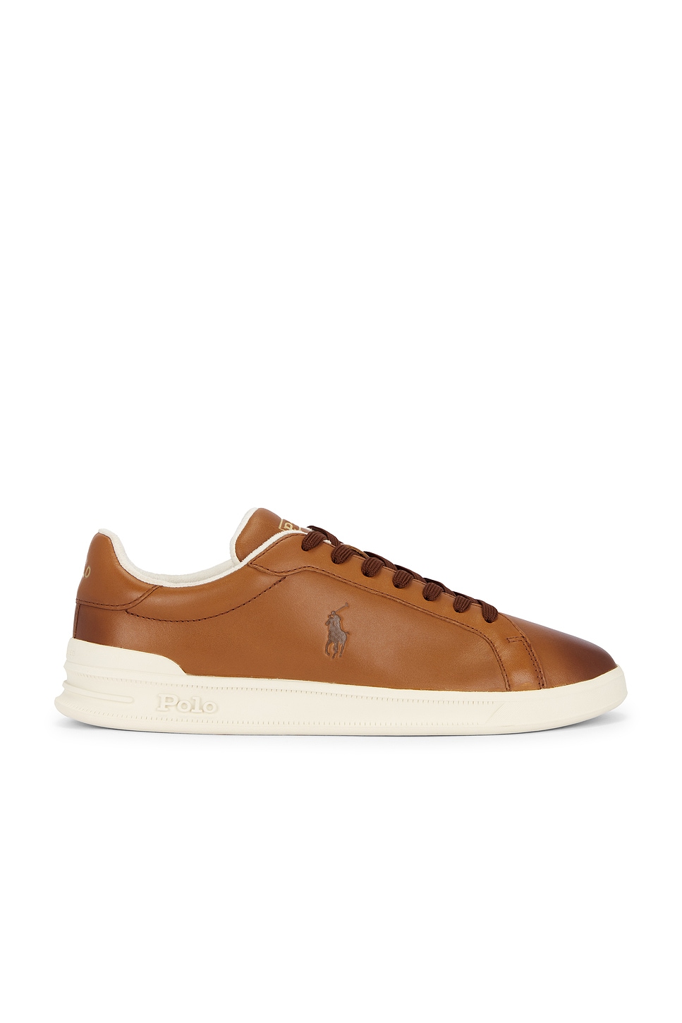 Image 1 of Polo Ralph Lauren Court Ii Sneaker in Pale Russet