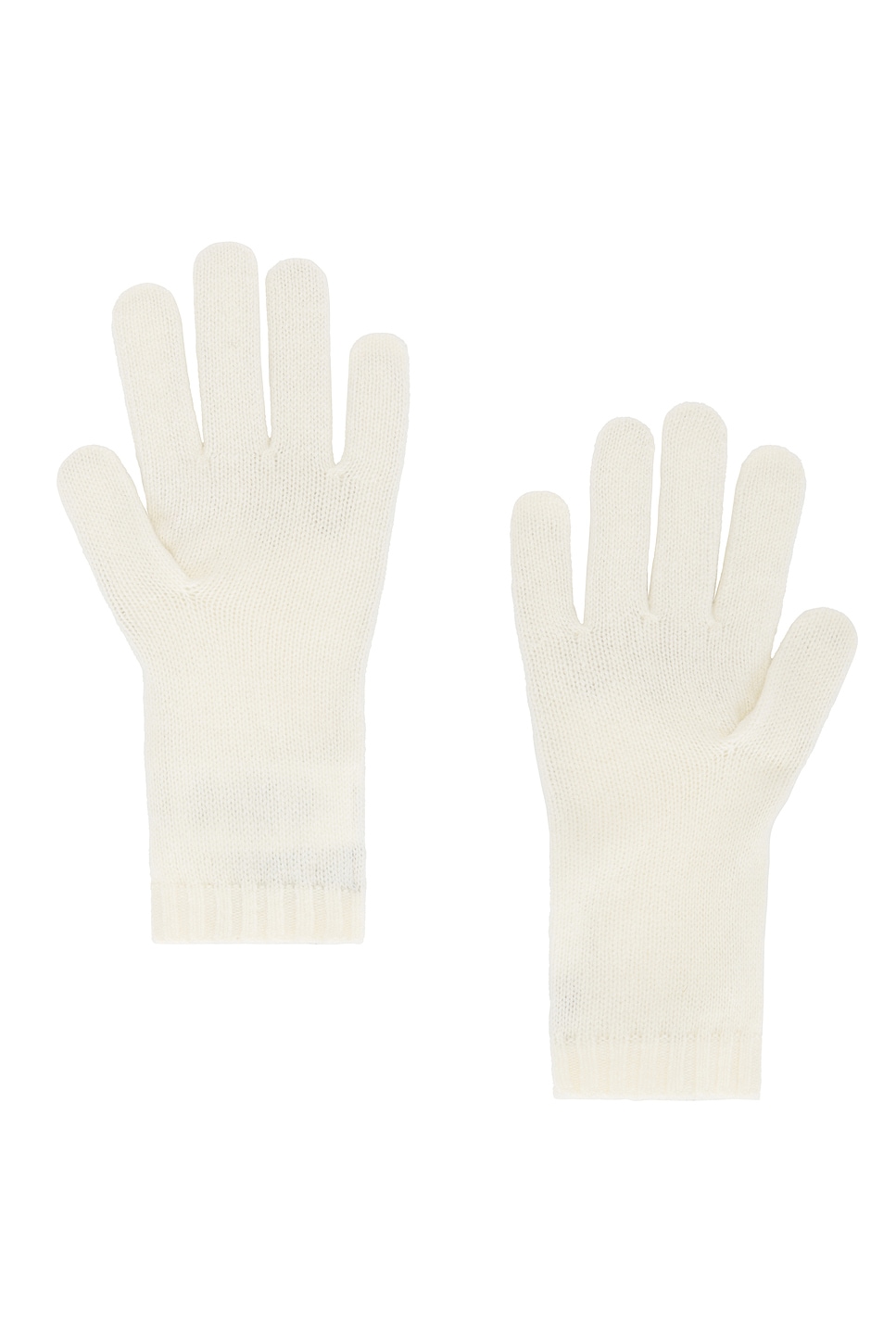 Shop Polo Ralph Lauren Cable Knit Gloves In Cream