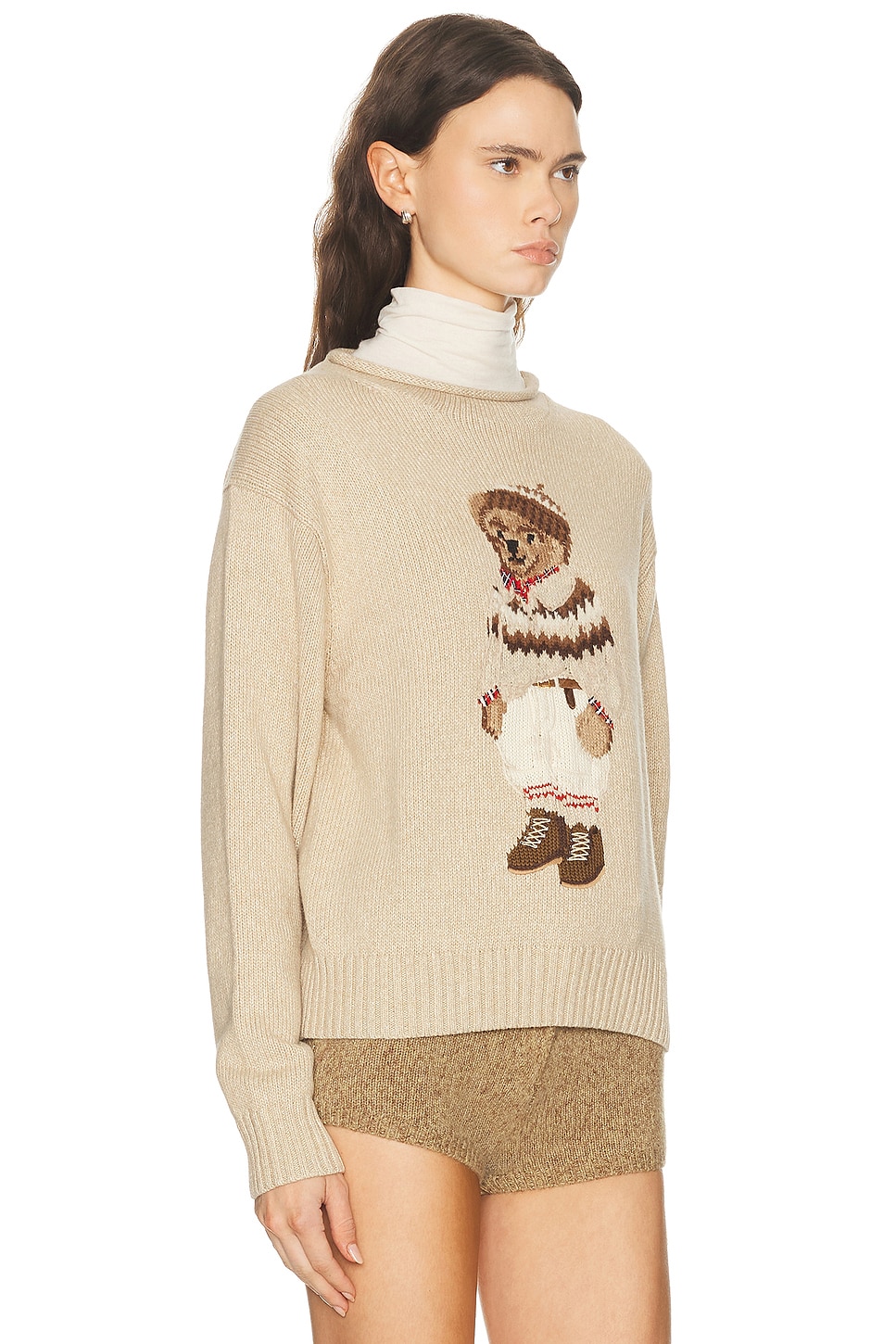 Polo Ralph Lauren Crewneck Sweater In Neutral
