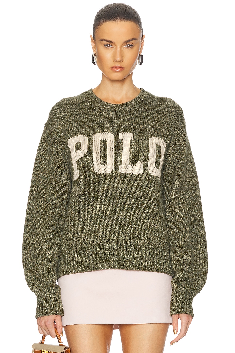 Crewneck Sweater in Green