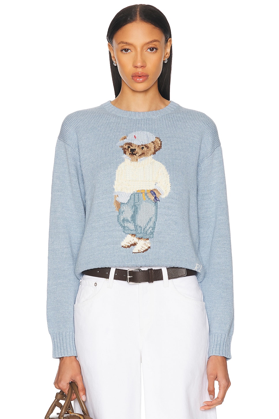 Crew Neck Sweater in Slate