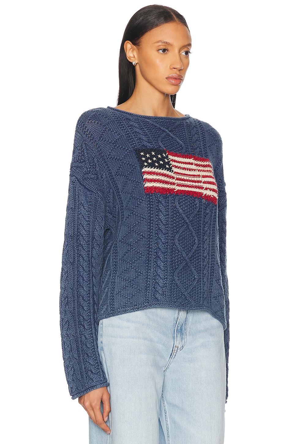 Shop Polo Ralph Lauren Boat Neck Pullover Sweater