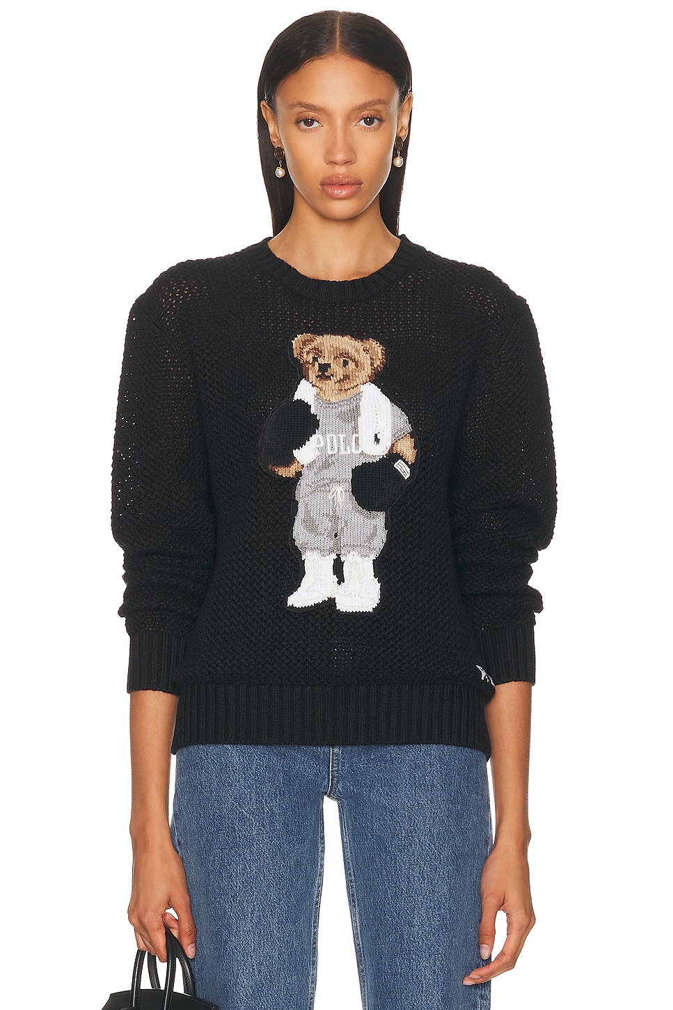 Image 1 of Polo Ralph Lauren Crewneck Sweater in Polo Black