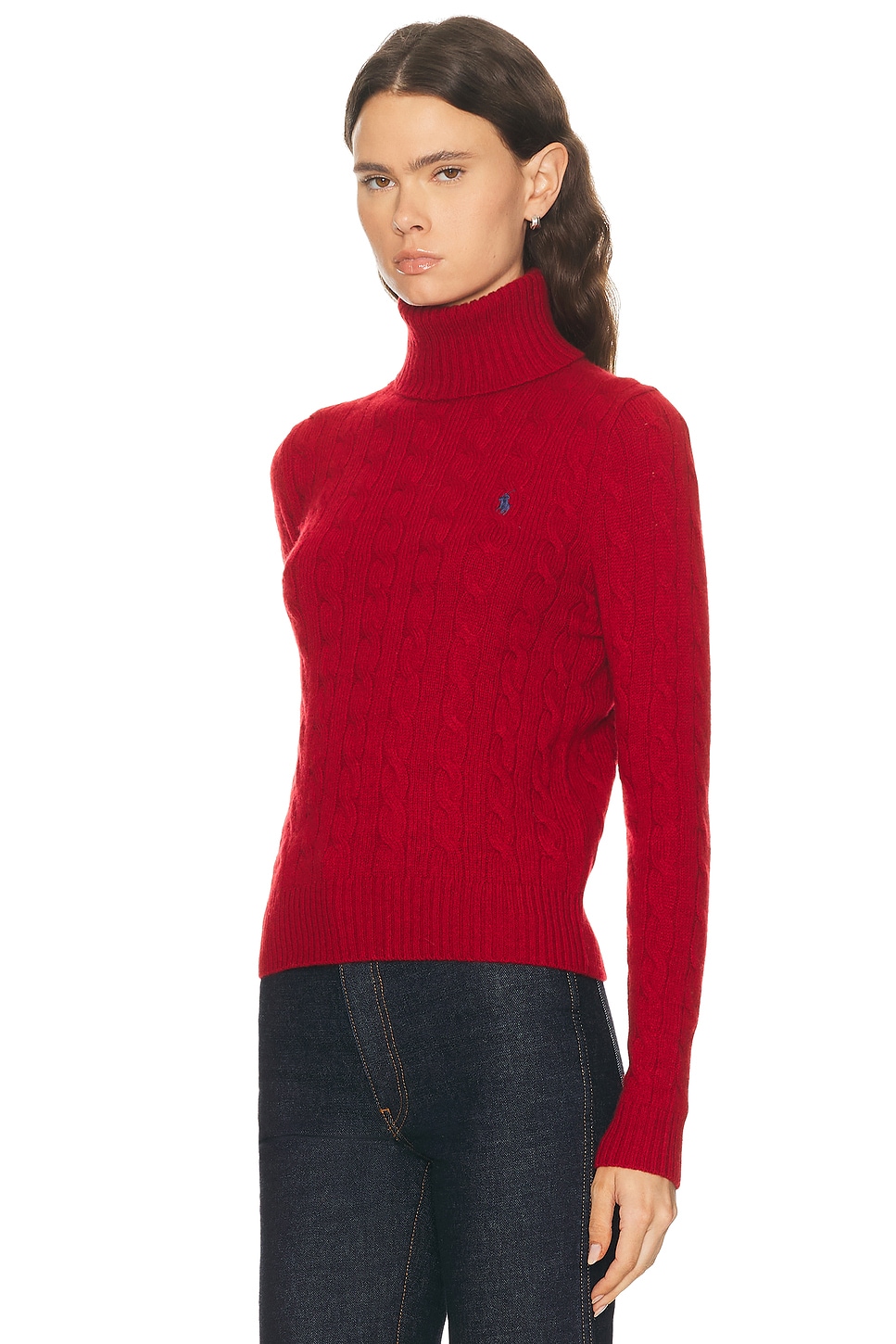 Polo Ralph Lauren Turtleneck Sweater In Red