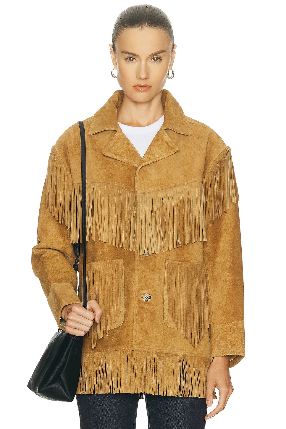 Polo Ralph Lauren Fringe Suede Jacket