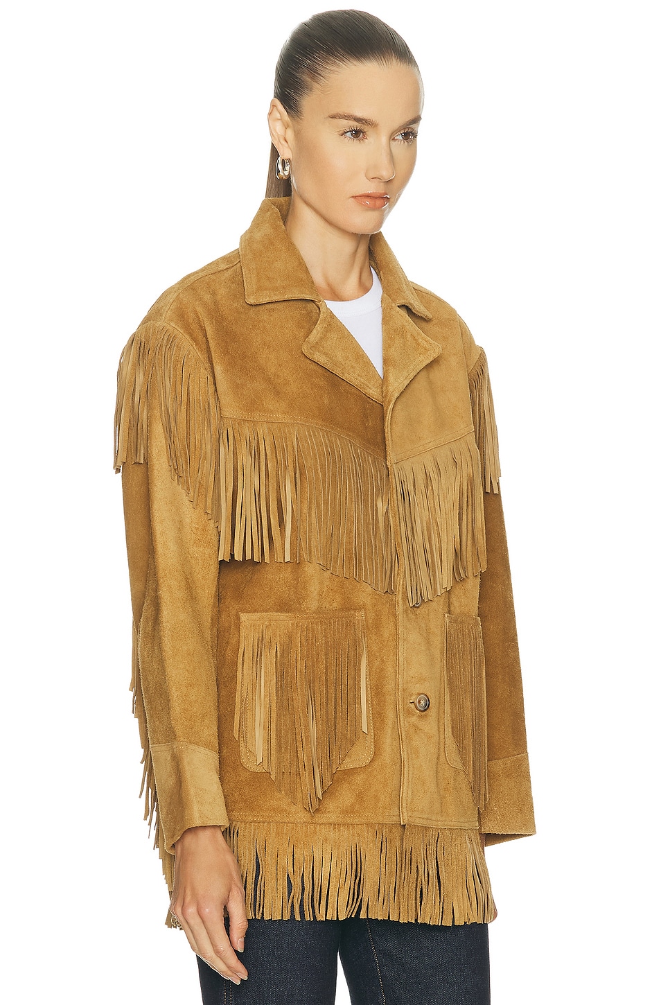 Polo Ralph Lauren Fringe Suede Jacket