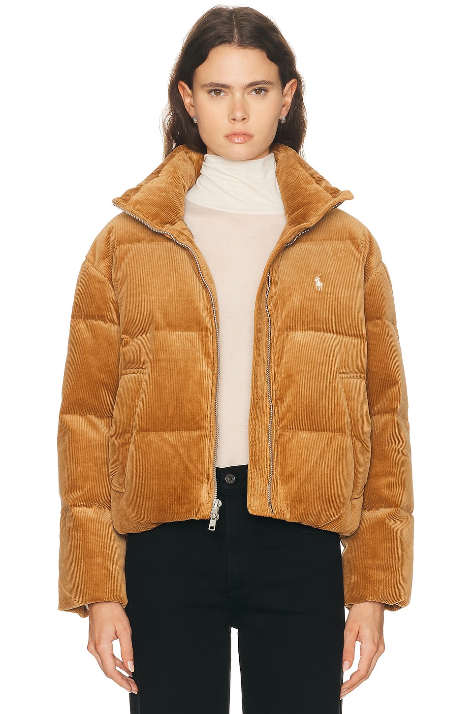 Polo Ralph Lauren Puffer Coat In Brown