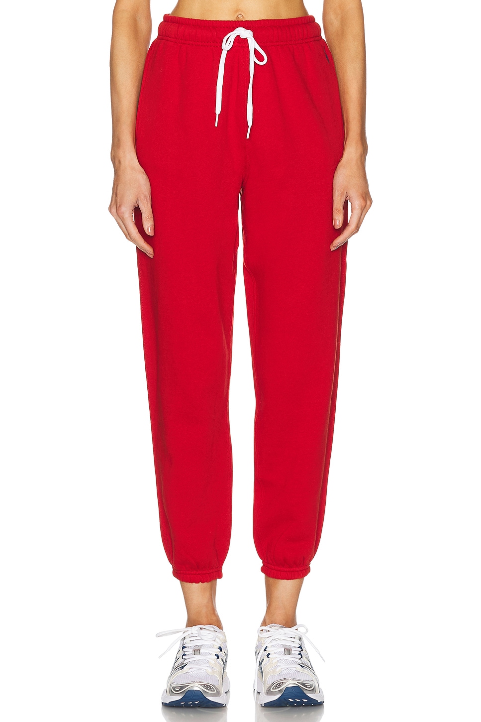 Image 1 of Polo Ralph Lauren Arctic Fleece Pant in Madison Red