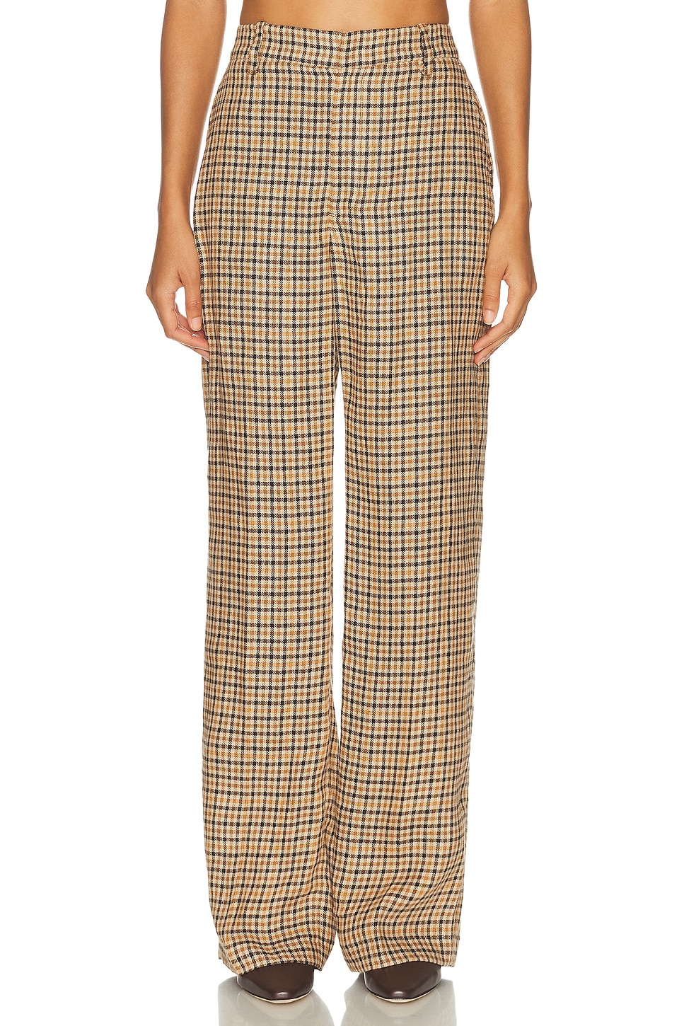 Image 1 of Polo Ralph Lauren Flare Pant in Country Plaid