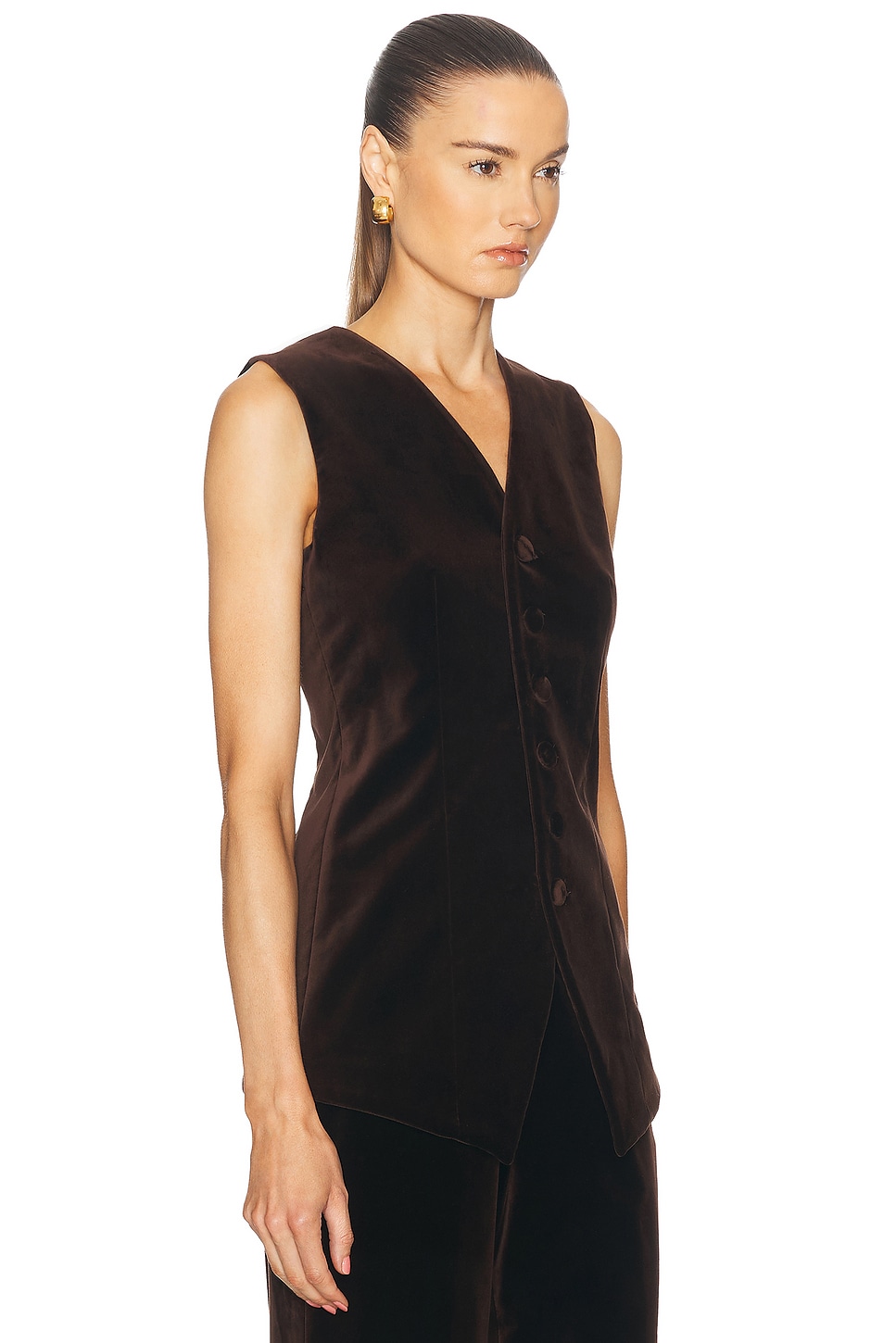 Shop Polo Ralph Lauren Tailored Vest In Circuit Brown