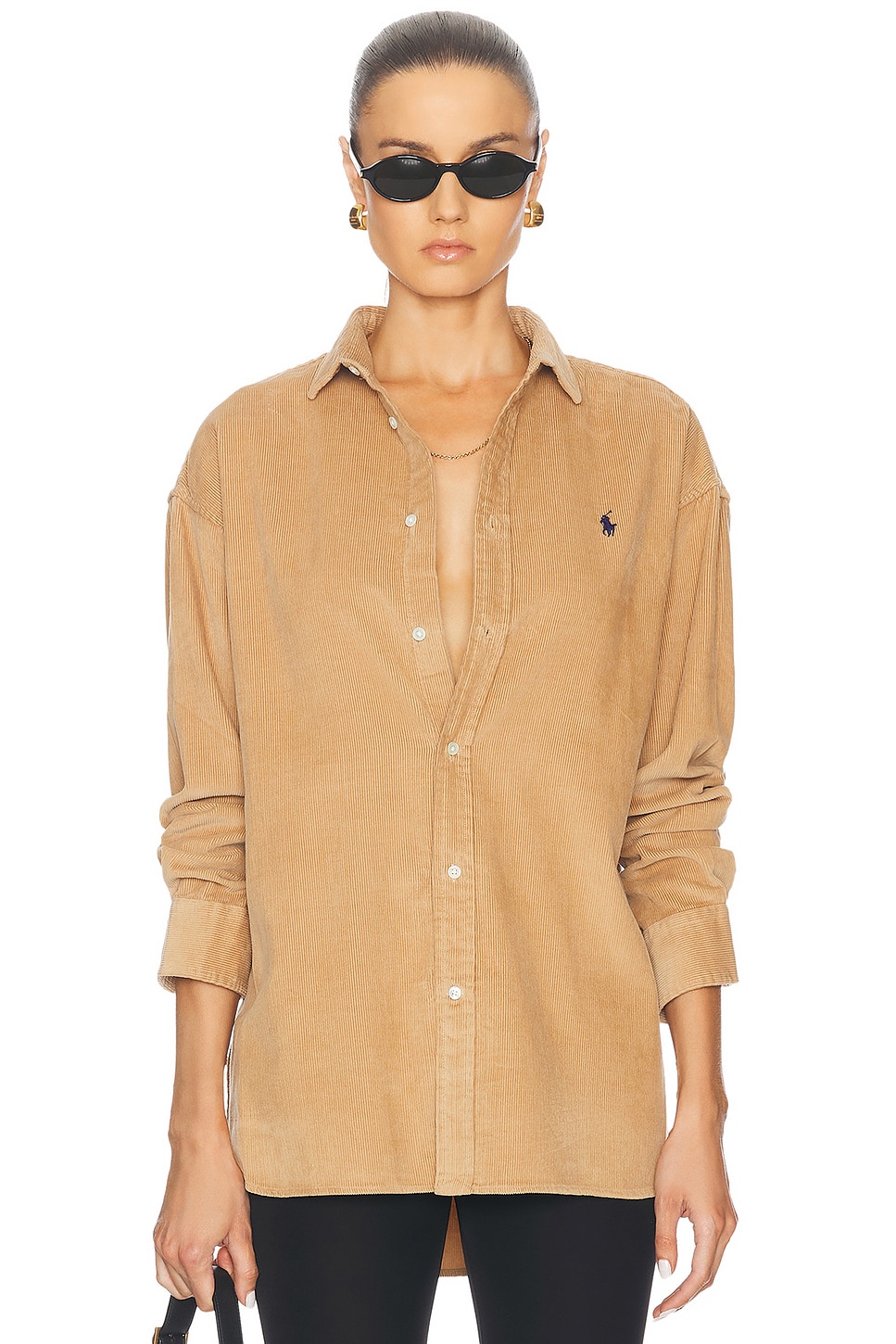 Image 1 of Polo Ralph Lauren Long Sleeve Shirt in Classic Camel