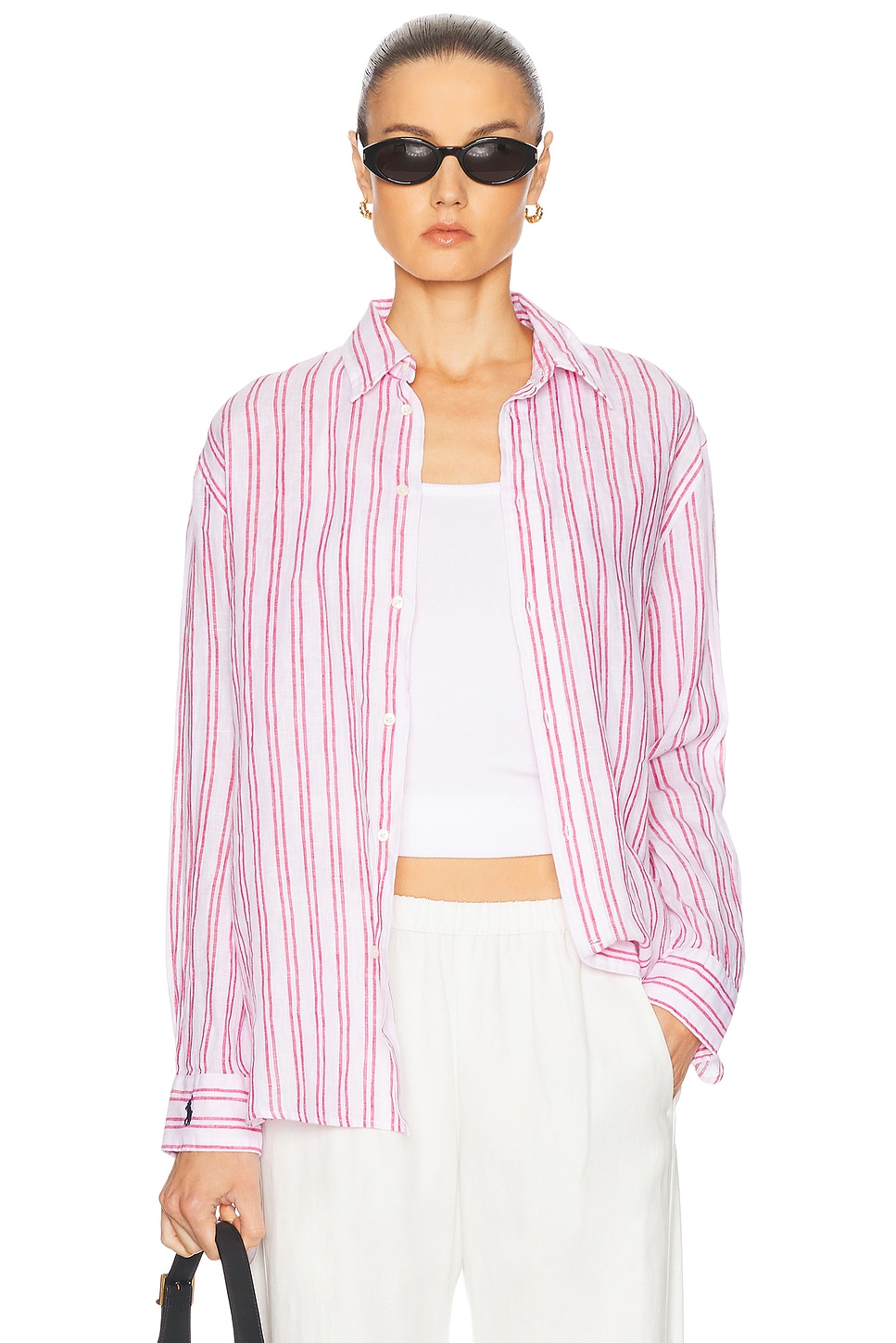 Polo Ralph Lauren Long Sleeve Button Up Sport Top